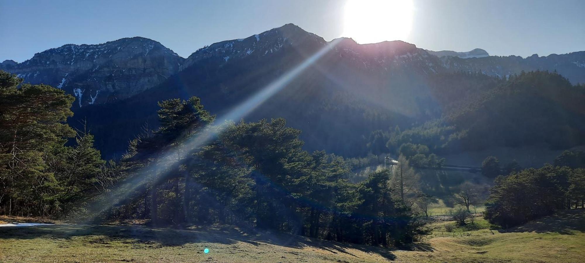 Les Vagabonds Du Mont Bed & Breakfast Chichilianne Dış mekan fotoğraf