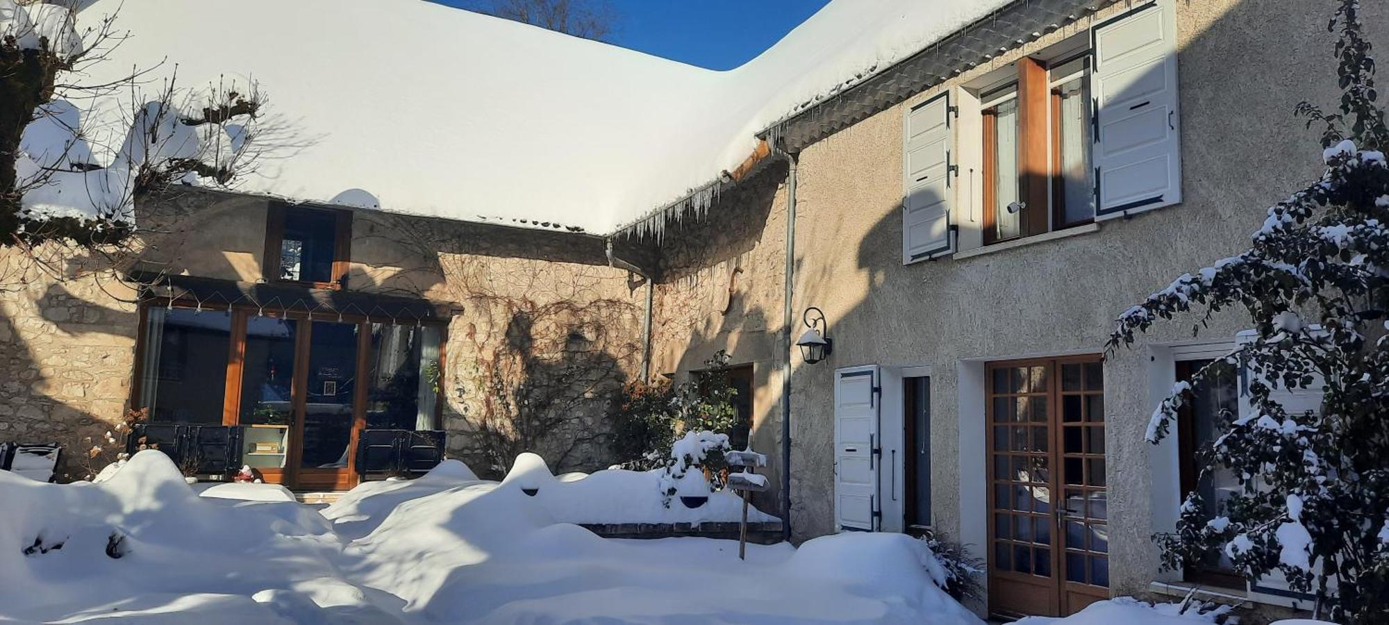 Les Vagabonds Du Mont Bed & Breakfast Chichilianne Dış mekan fotoğraf